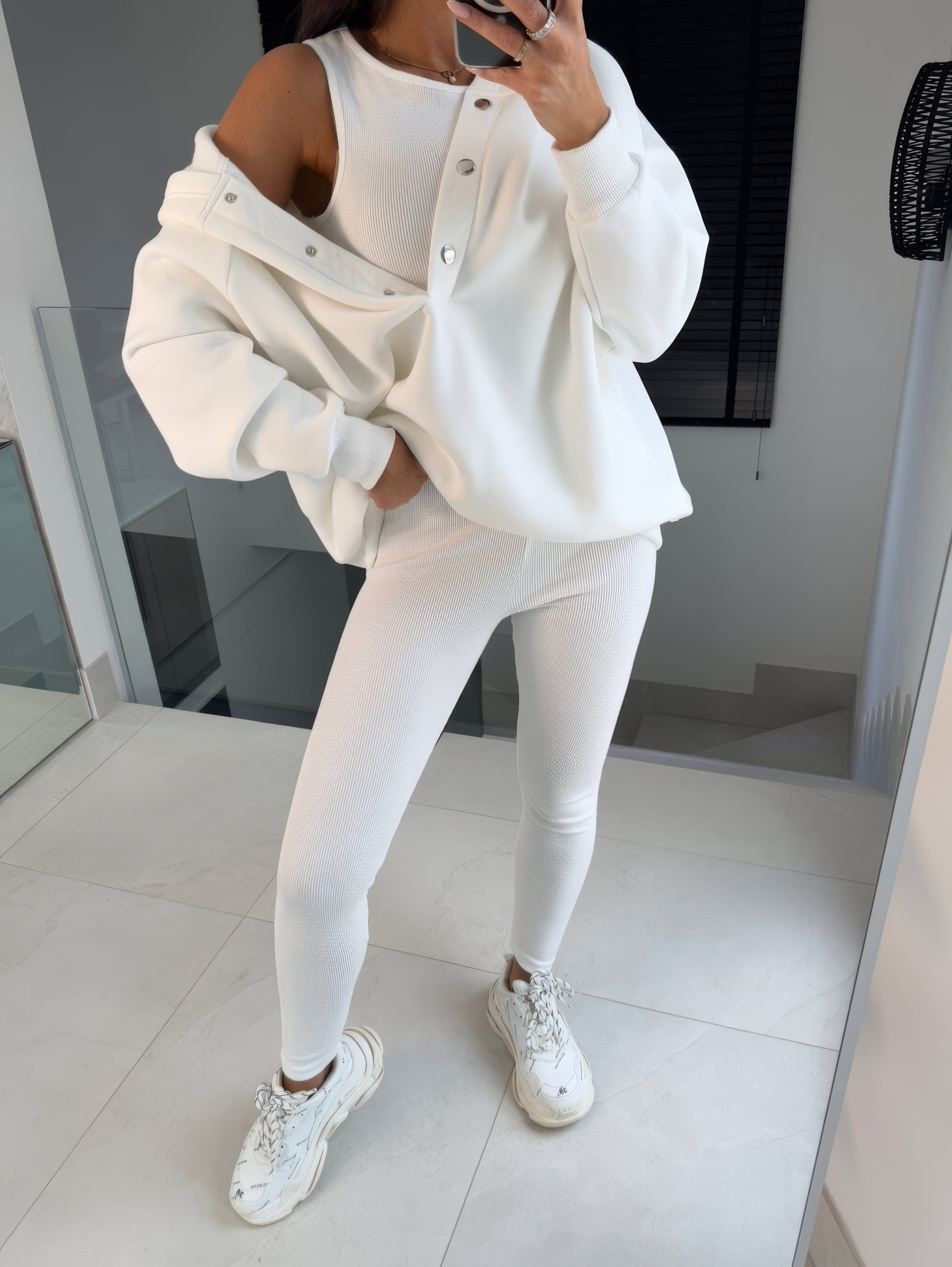 Lea – Lounge Set Damen mit Oversized Sweatshirt und Leggings