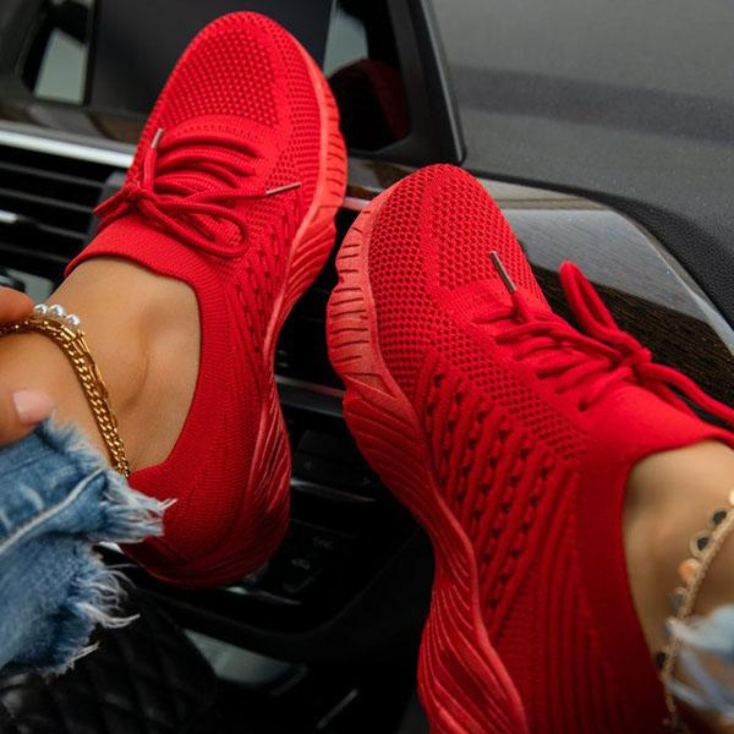Nova – Leichte Sneaker mit atmungsaktivem Strickdesign