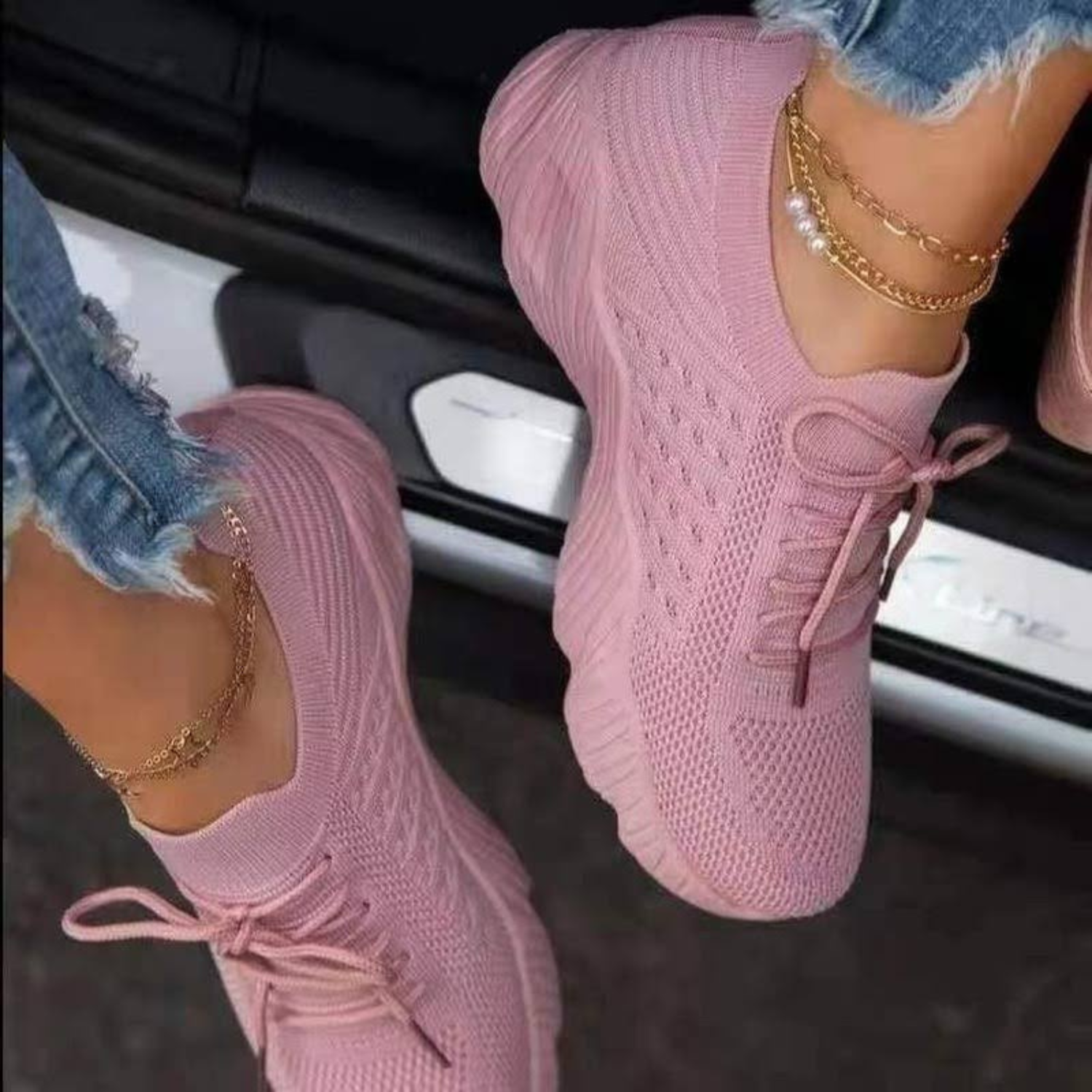 Nova – Leichte Sneaker mit atmungsaktivem Strickdesign