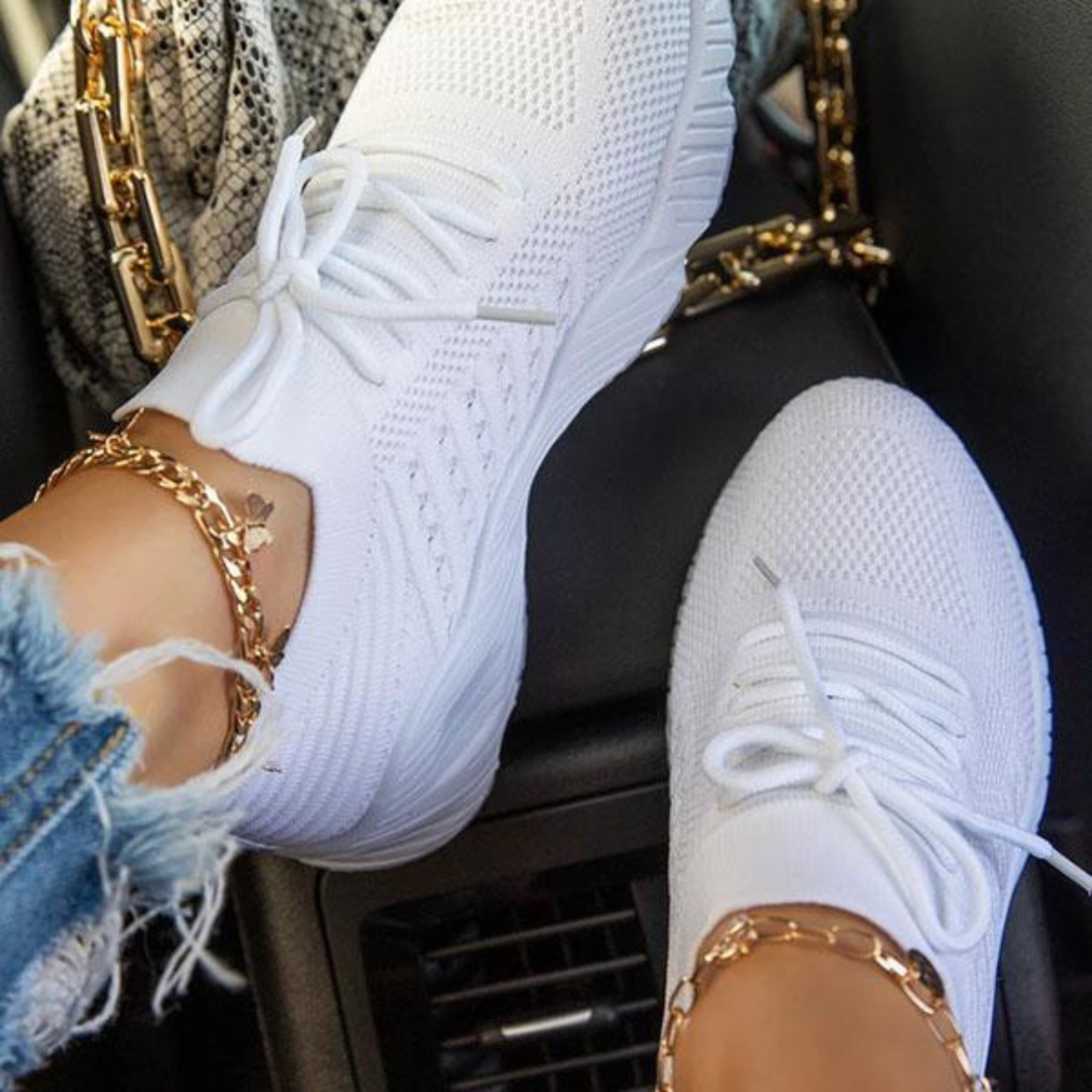 Nova – Leichte Sneaker mit atmungsaktivem Strickdesign