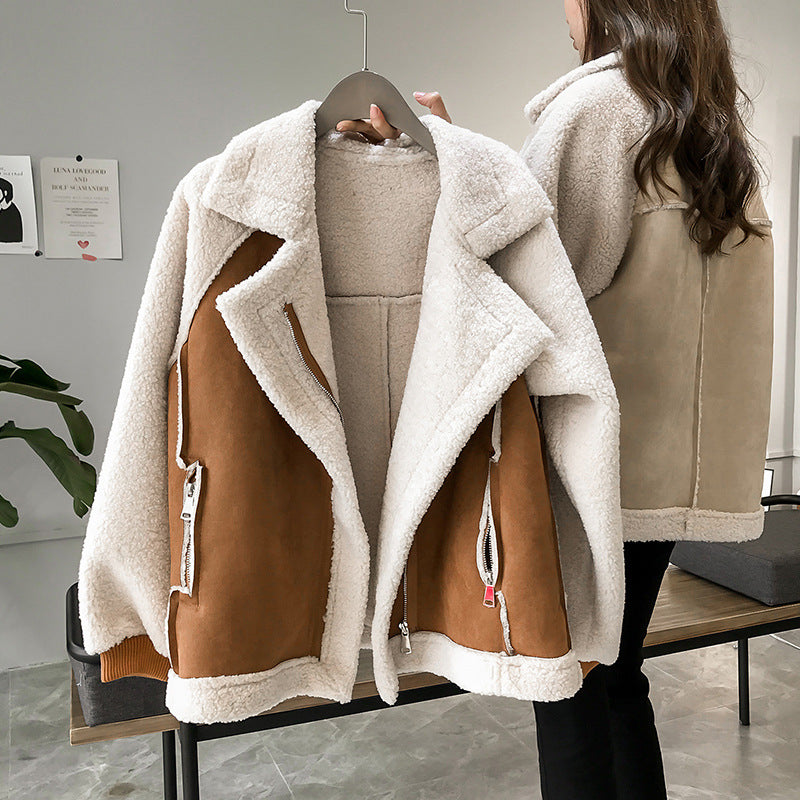 Chloe – Gefütterte Damen Teddyjacke im modernen Winterstil