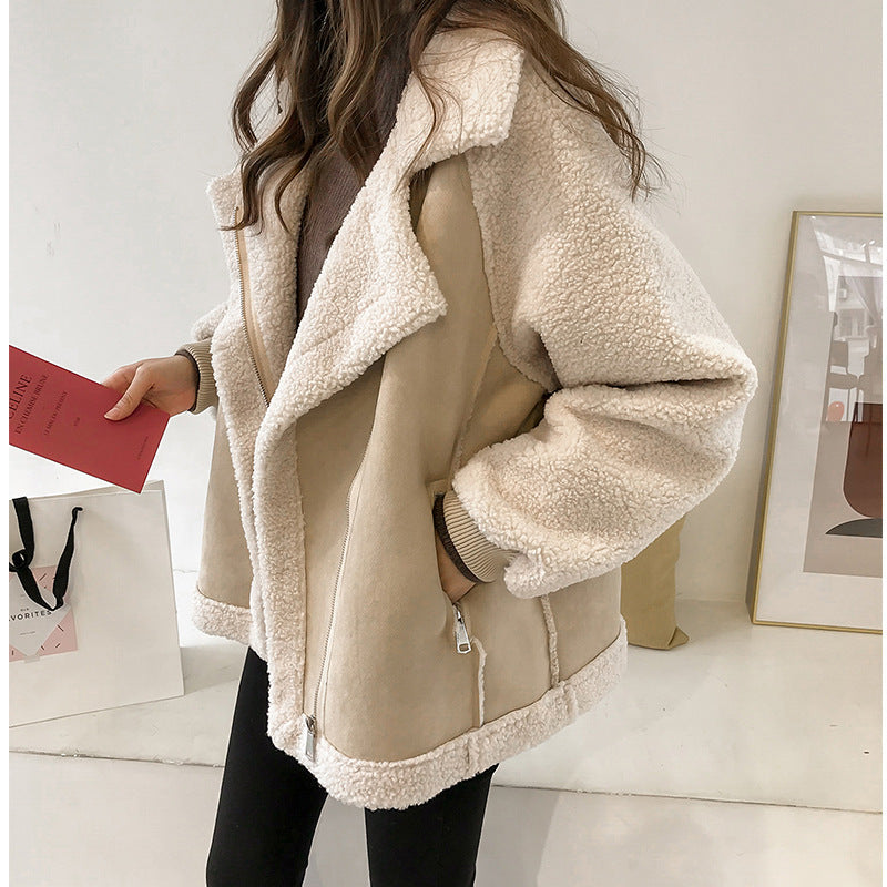 Clara - Damen Winterjacke mit Kunstfellfutter