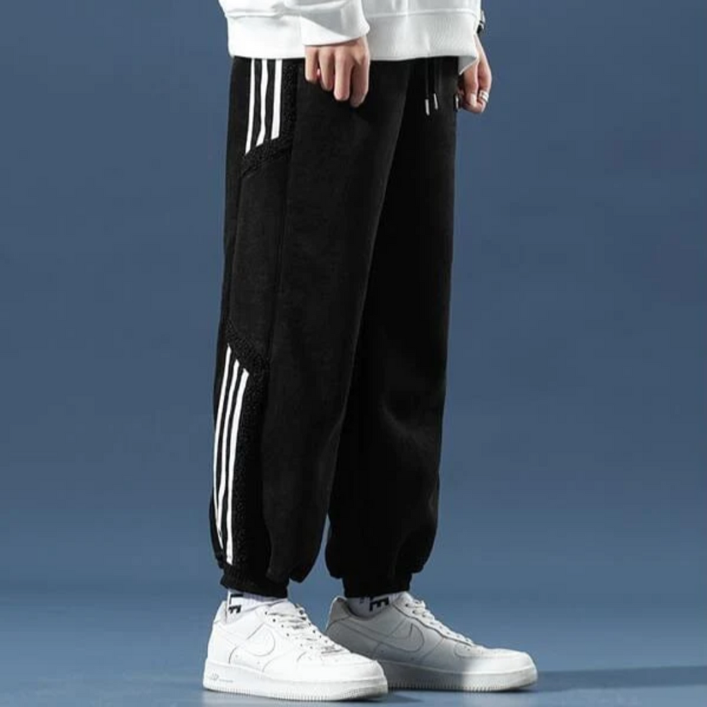 Noah - Herren Joggerhose mit Streifendetail und elastischem Bund