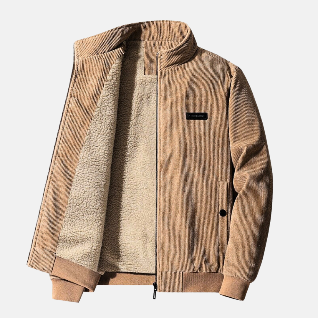Oliver – Herren Cordjacke Mit Stehkragen