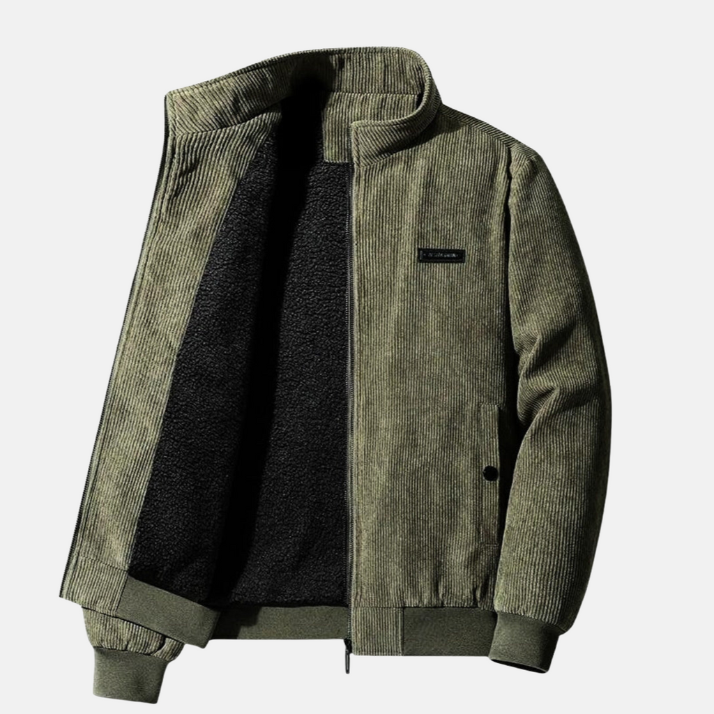 Oliver – Herren Cordjacke Mit Stehkragen