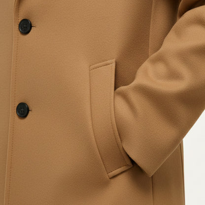 Javier – Eleganter Herren Wintermantel in langer Silhouette