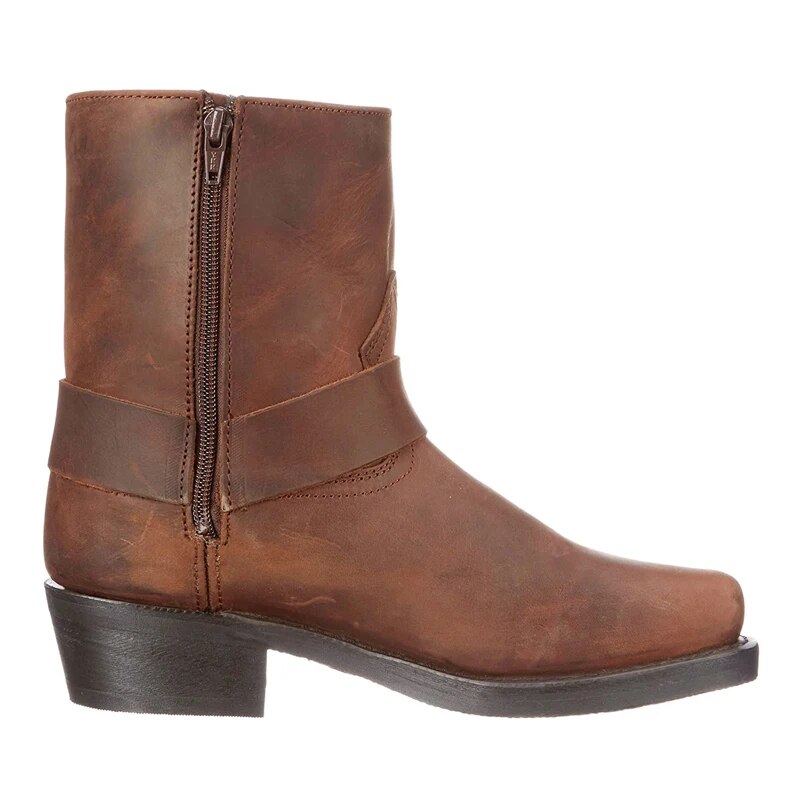 Lucas – Robuste Herren Lederstiefelette mit Blockabsatz