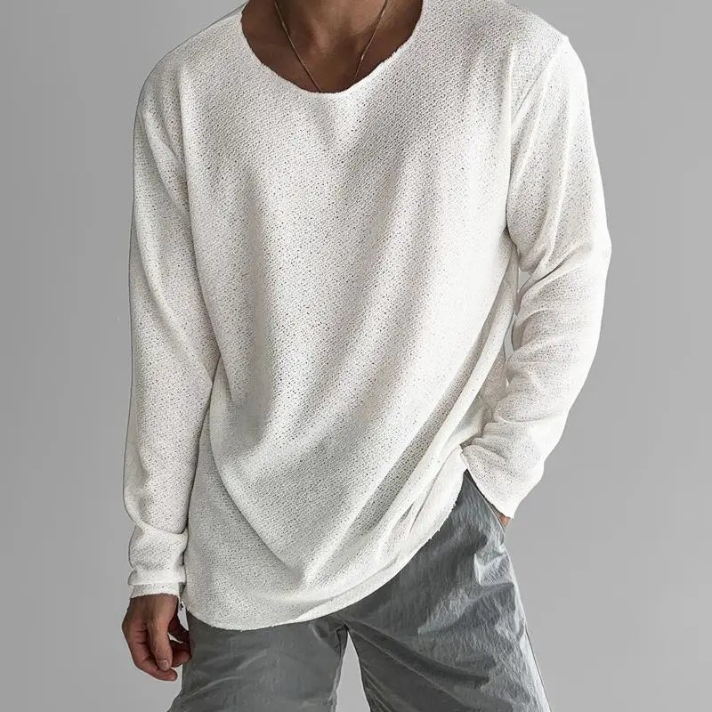 William – Herren Langarmshirt Mit Rundhalsausschnitt