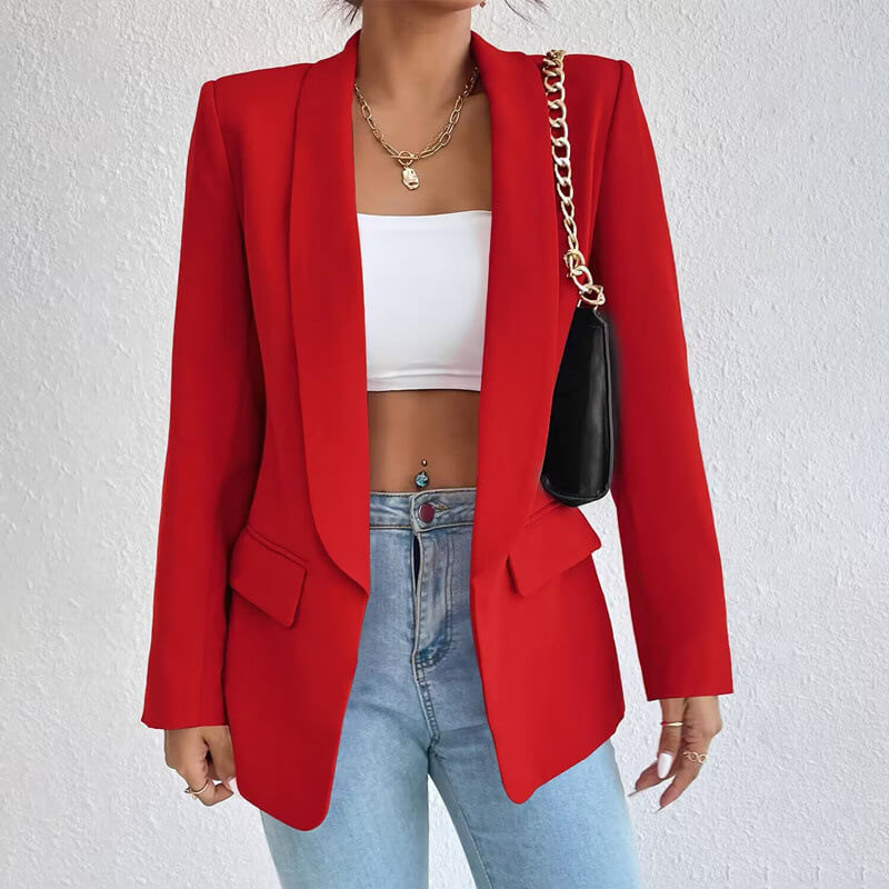 Lara – Damen Moderner Blazer mit Revers