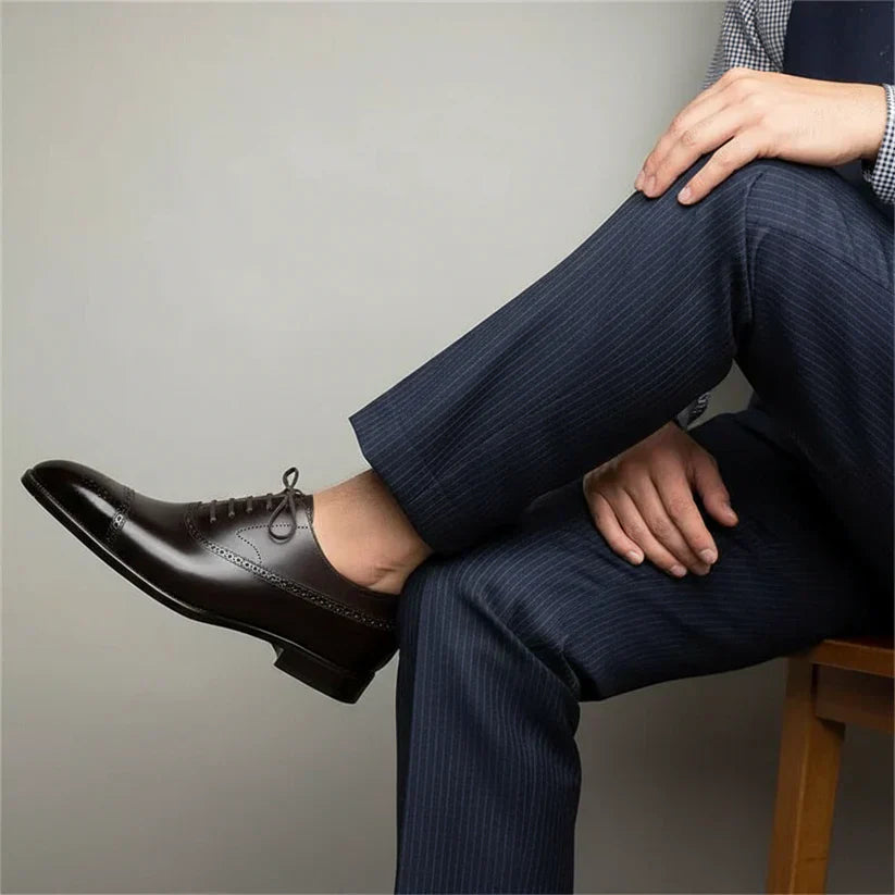 Maximilian – Klassische Brogues Lederschuhe für Herren