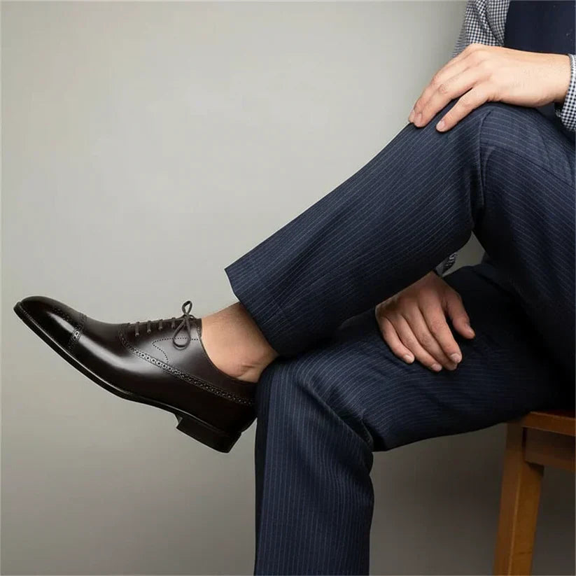 Elegante Oxford-Schuhe Herren mit klassischem Design und feiner Verarbeitung | A&B - 3 - Annoboutique