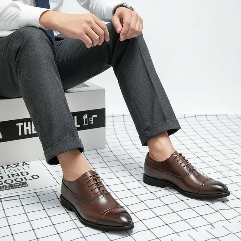 Elegante Oxford-Schuhe Herren mit klassischem Design und feiner Verarbeitung | A&B - 6 - Annoboutique