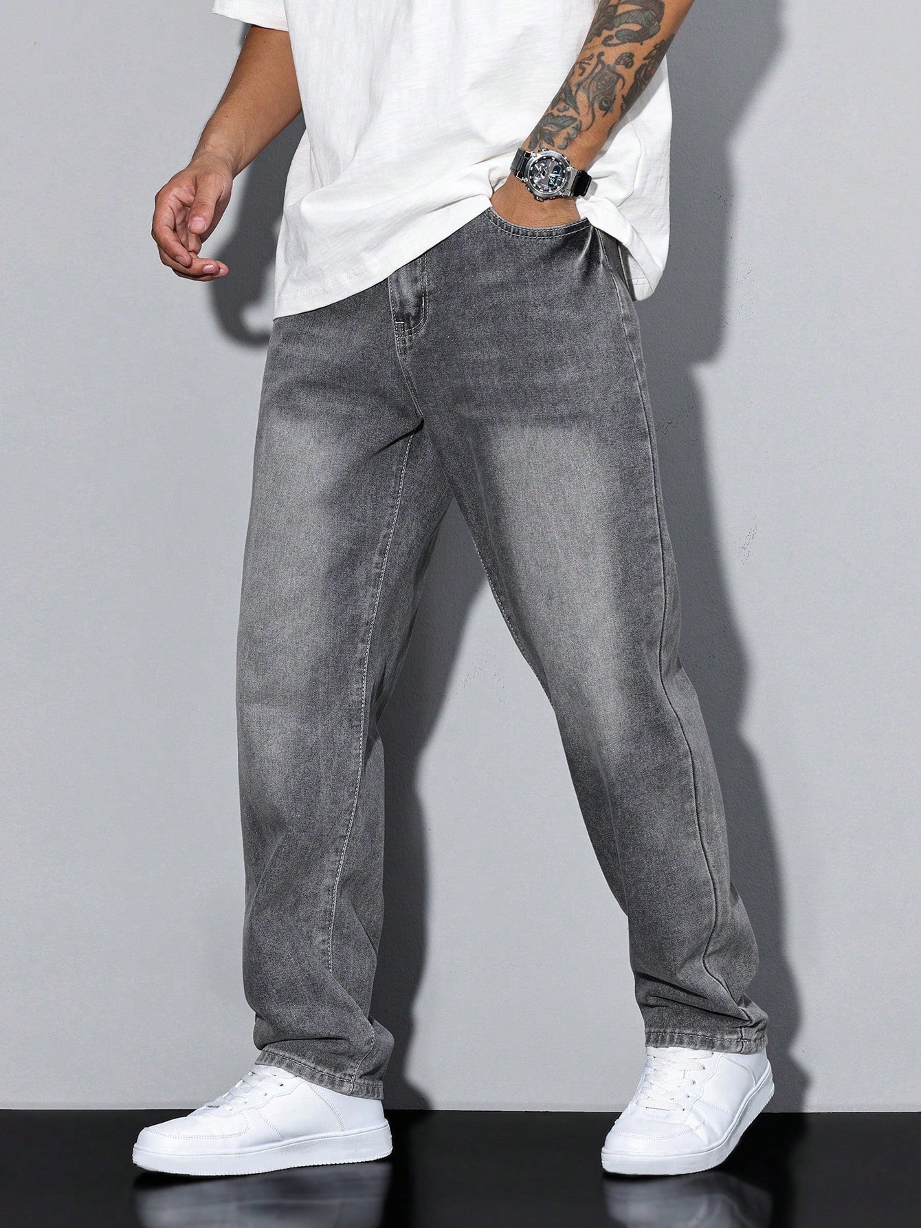 Oliver – Locker geschnittene Vintage-Jeans für Herren