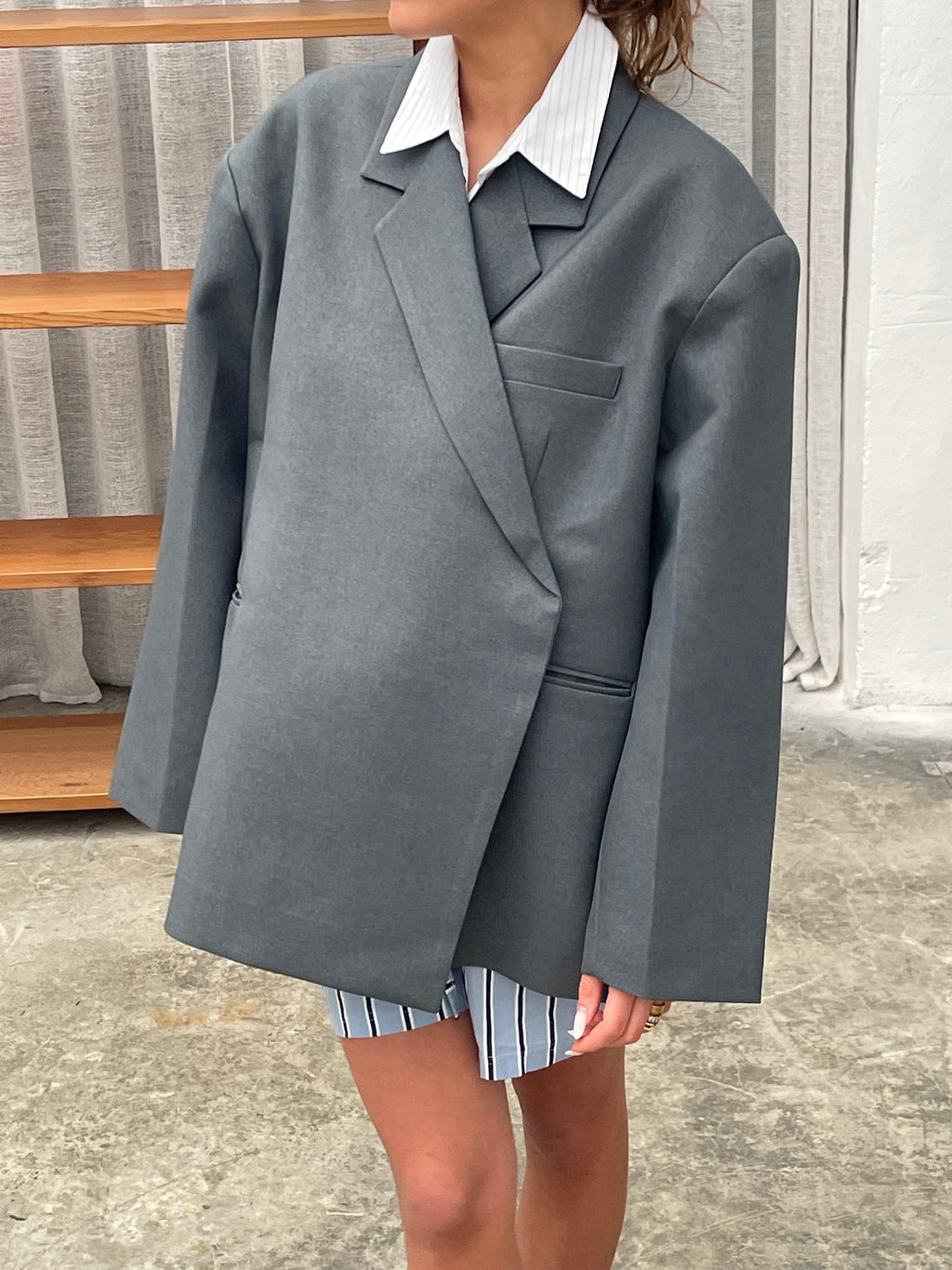 Lucía - Damen Oversize-Blazer mit klassischem Revers