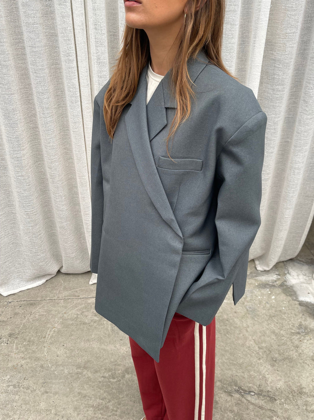 Lucía - Damen Oversize-Blazer mit klassischem Revers