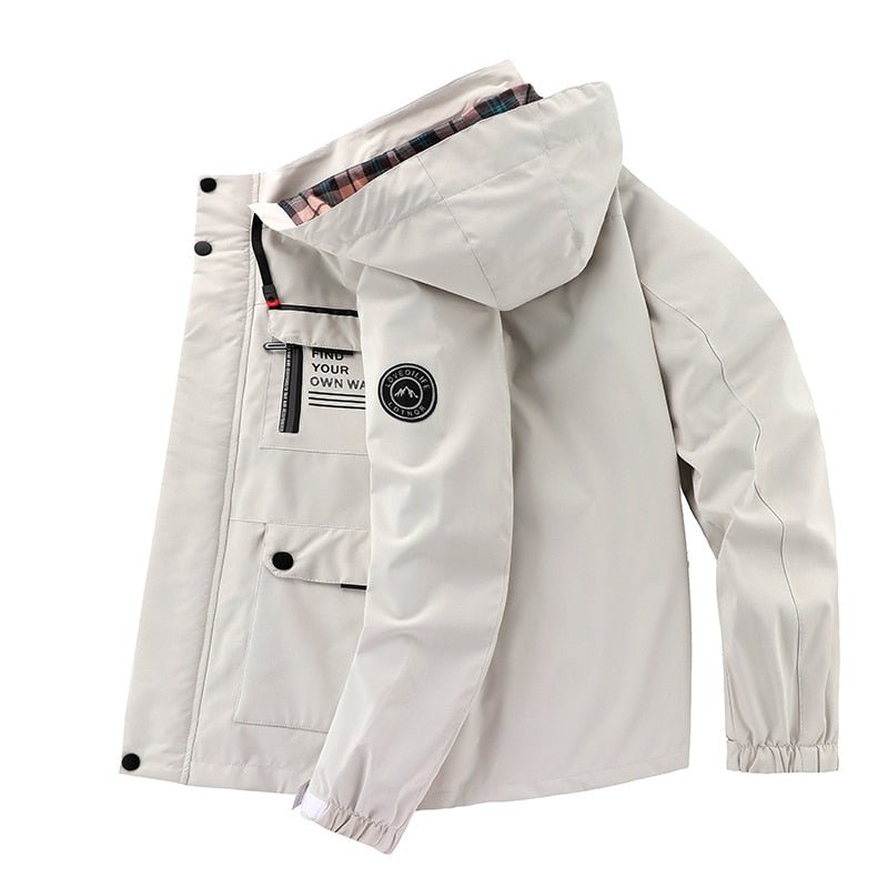 Markus – Herren Outdoor Winterjacke mit Kapuze