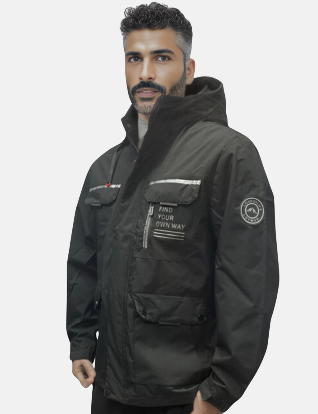 P.M Legend | Waterdichte Jas voor Heren in de kleur Wit voor heren in Outdoor stijl ideaal voor de winter