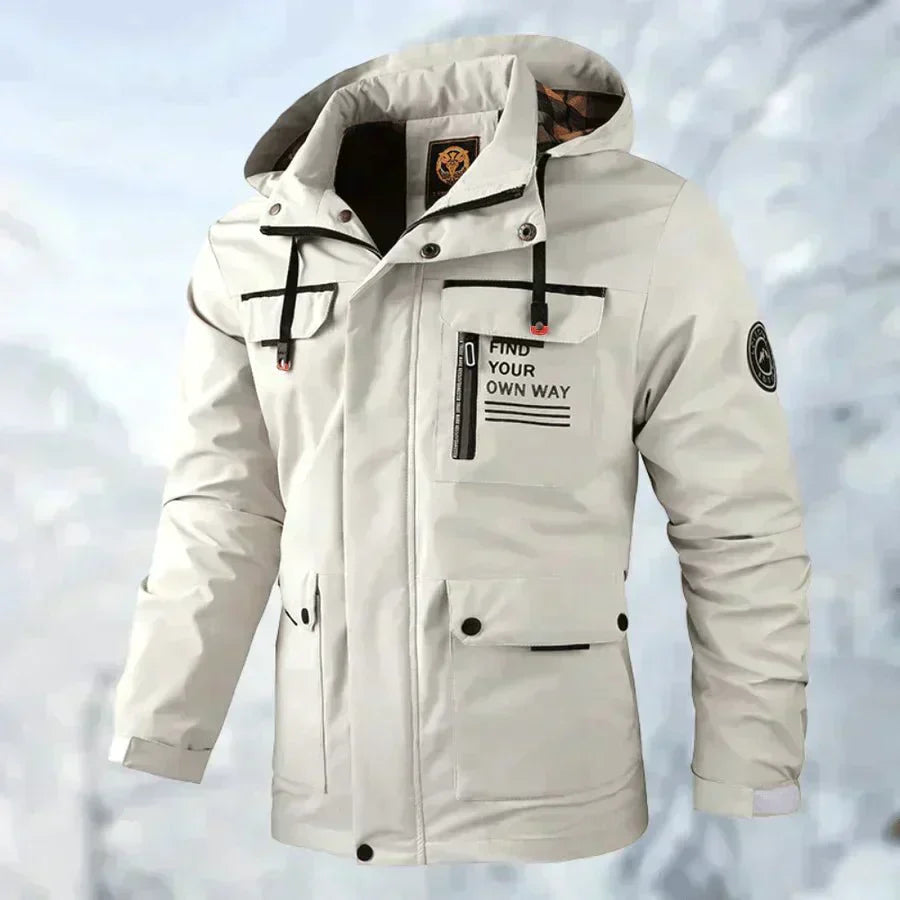 P.M Legend | Waterdichte Jas voor Heren in de kleur Zwart voor heren in Outdoor stijl ideaal voor de winter