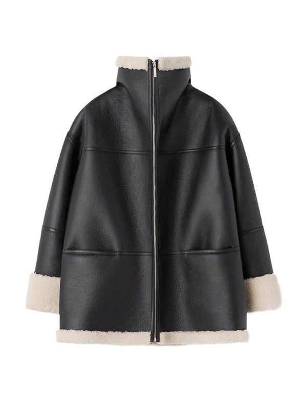 Eliza – Winterliche Shearling-Jacke für Damen