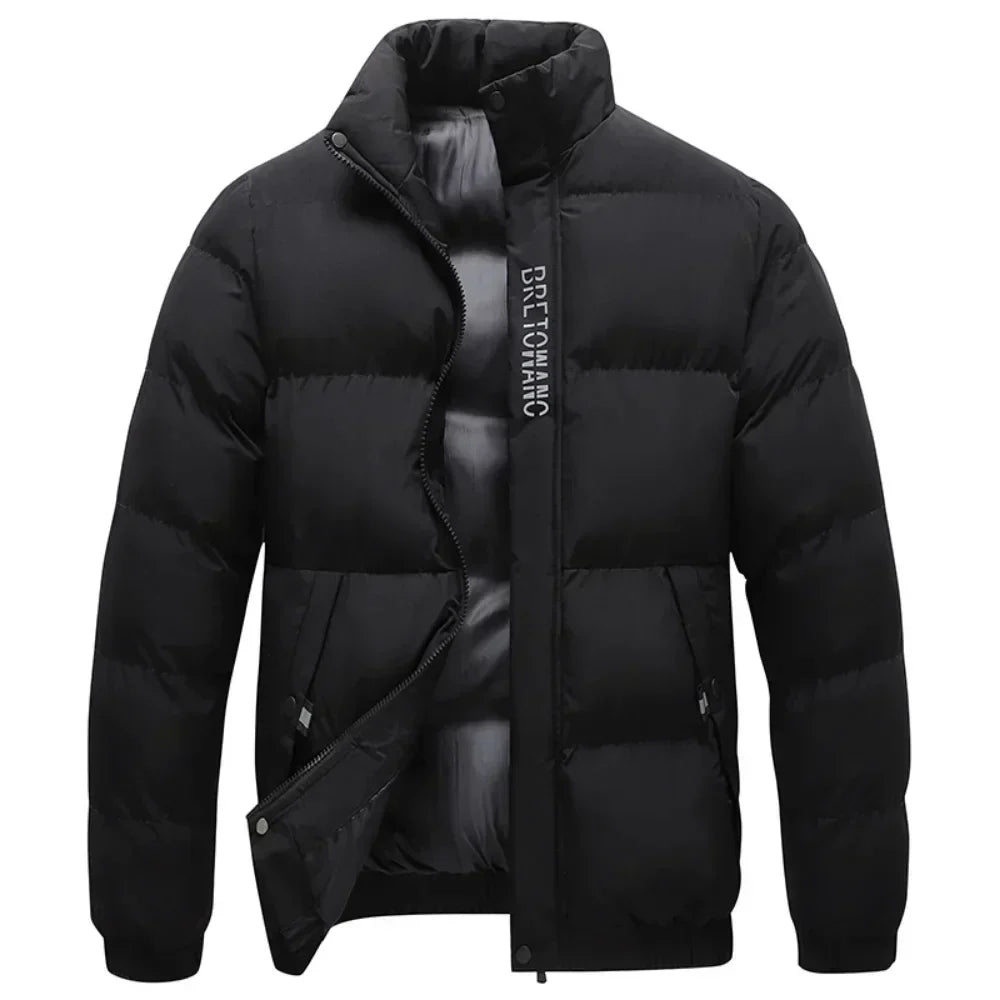 Damian – Gefütterte Herren Steppjacke mit Stehkragen