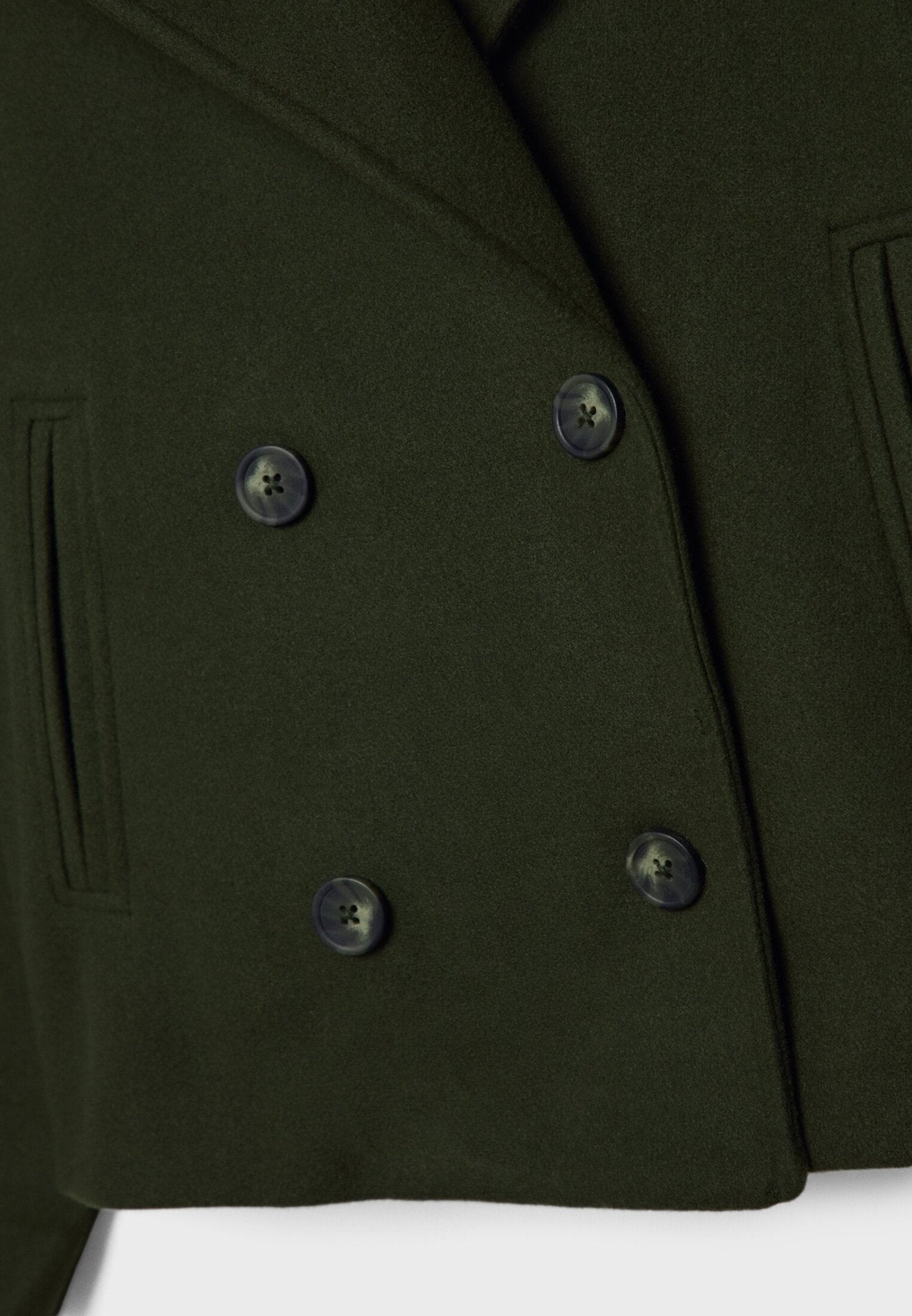 Mila – Kurzjacke mit Doppelreiher für Damen