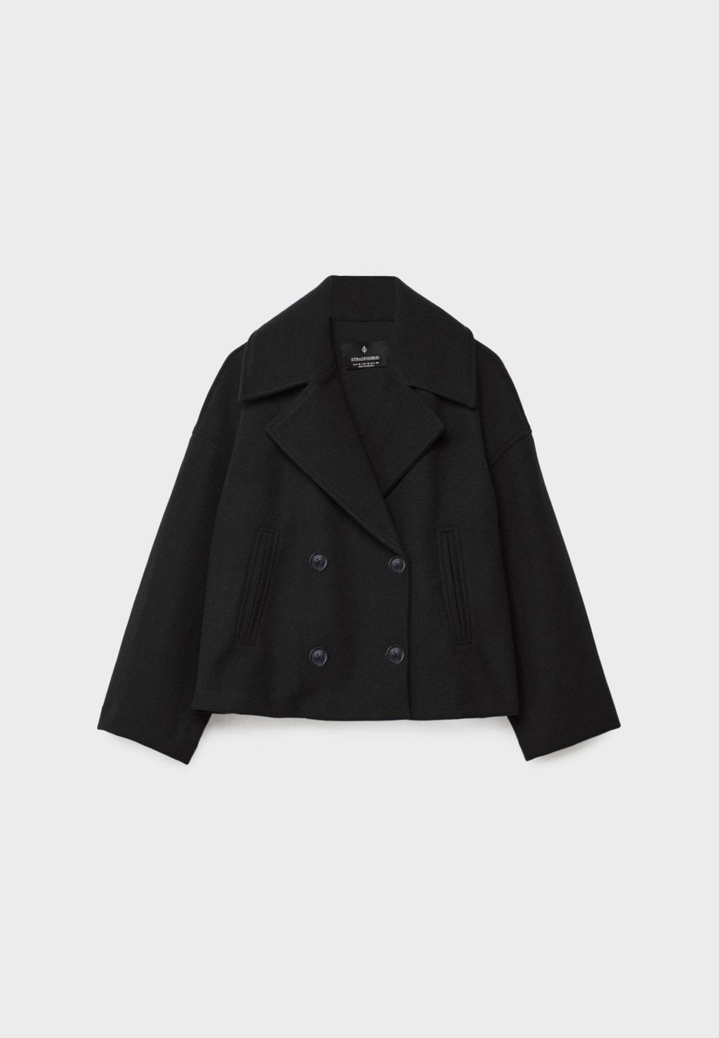 Mila – Kurzjacke mit Doppelreiher für Damen