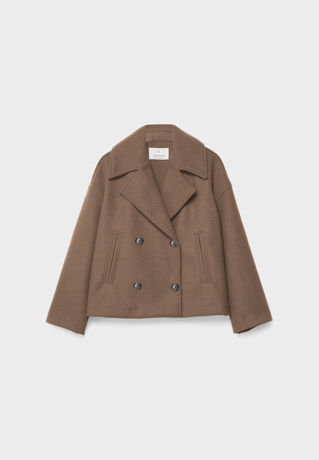 Mila – Kurzjacke mit Doppelreiher für Damen