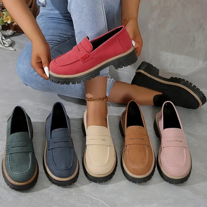 Olivia – Klassische Profilsohlen Damen Loafer
