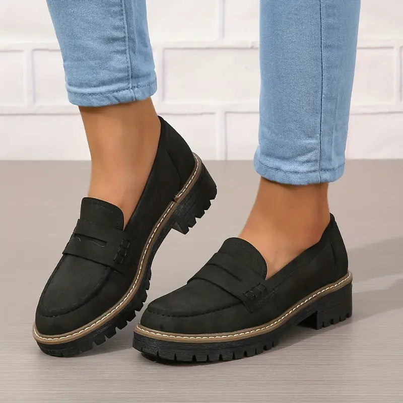 Olivia – Klassische Profilsohlen Damen Loafer