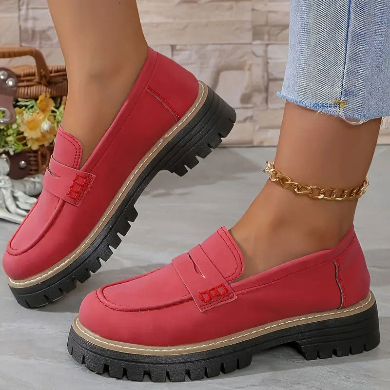 Olivia – Klassische Profilsohlen Damen Loafer