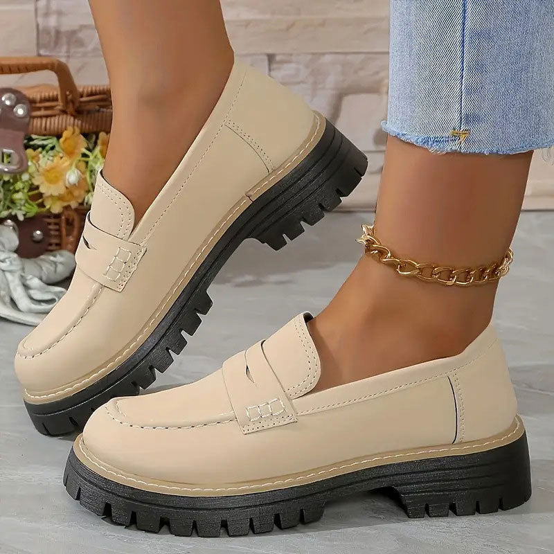 Olivia – Klassische Profilsohlen Damen Loafer