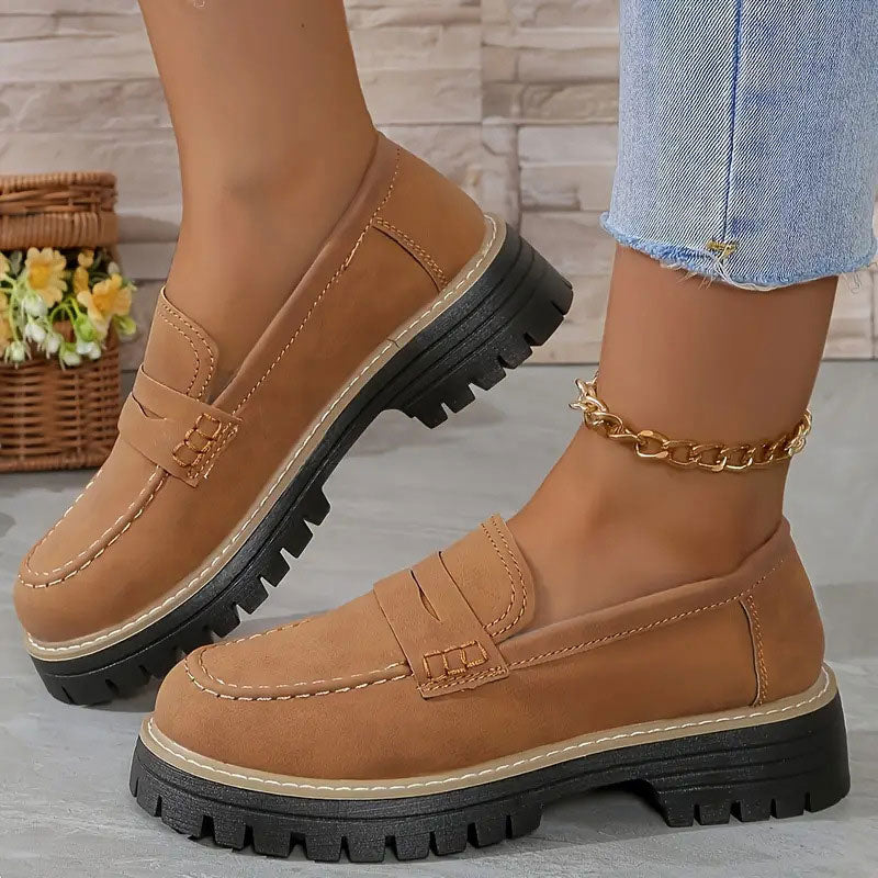 Olivia – Klassische Profilsohlen Damen Loafer