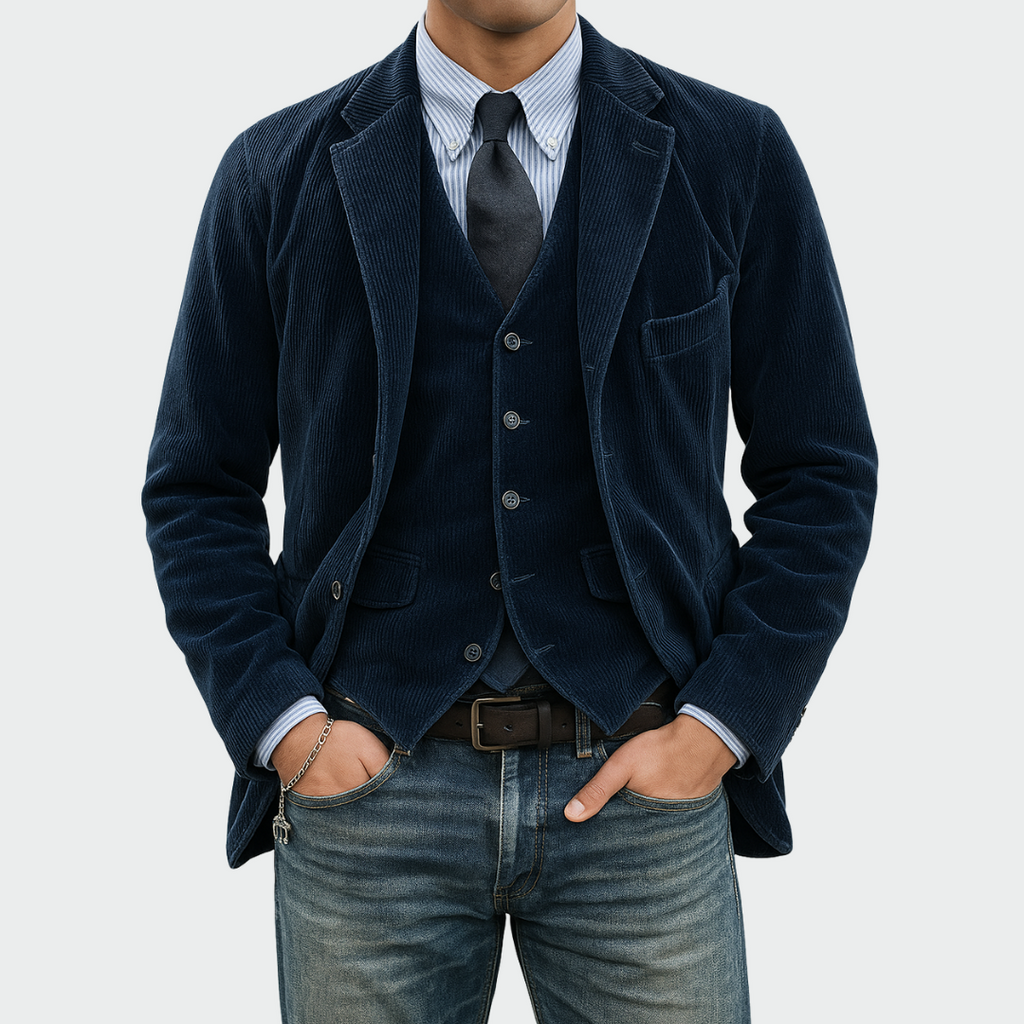 James – Eleganter Cord Sakko Herren