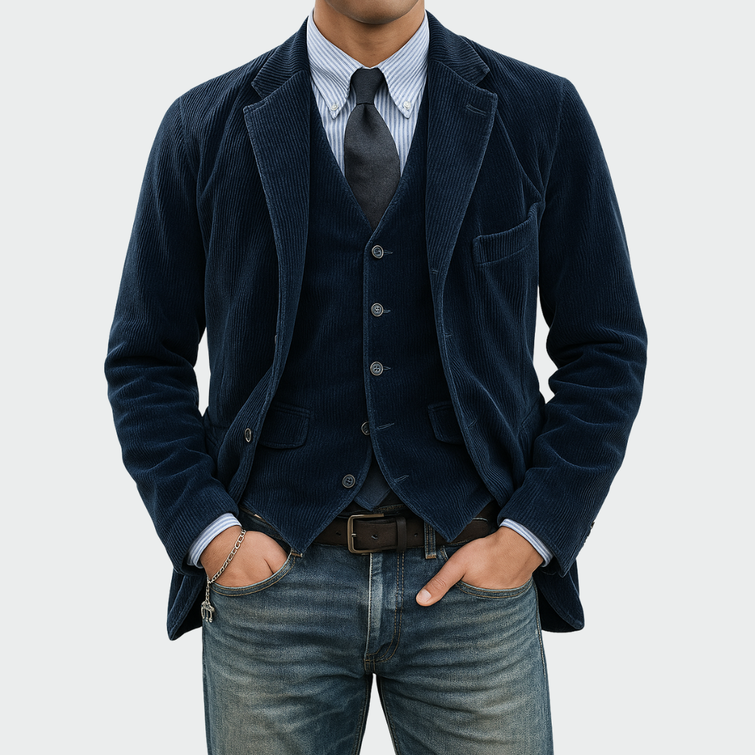 James – Eleganter Cord Sakko Herren