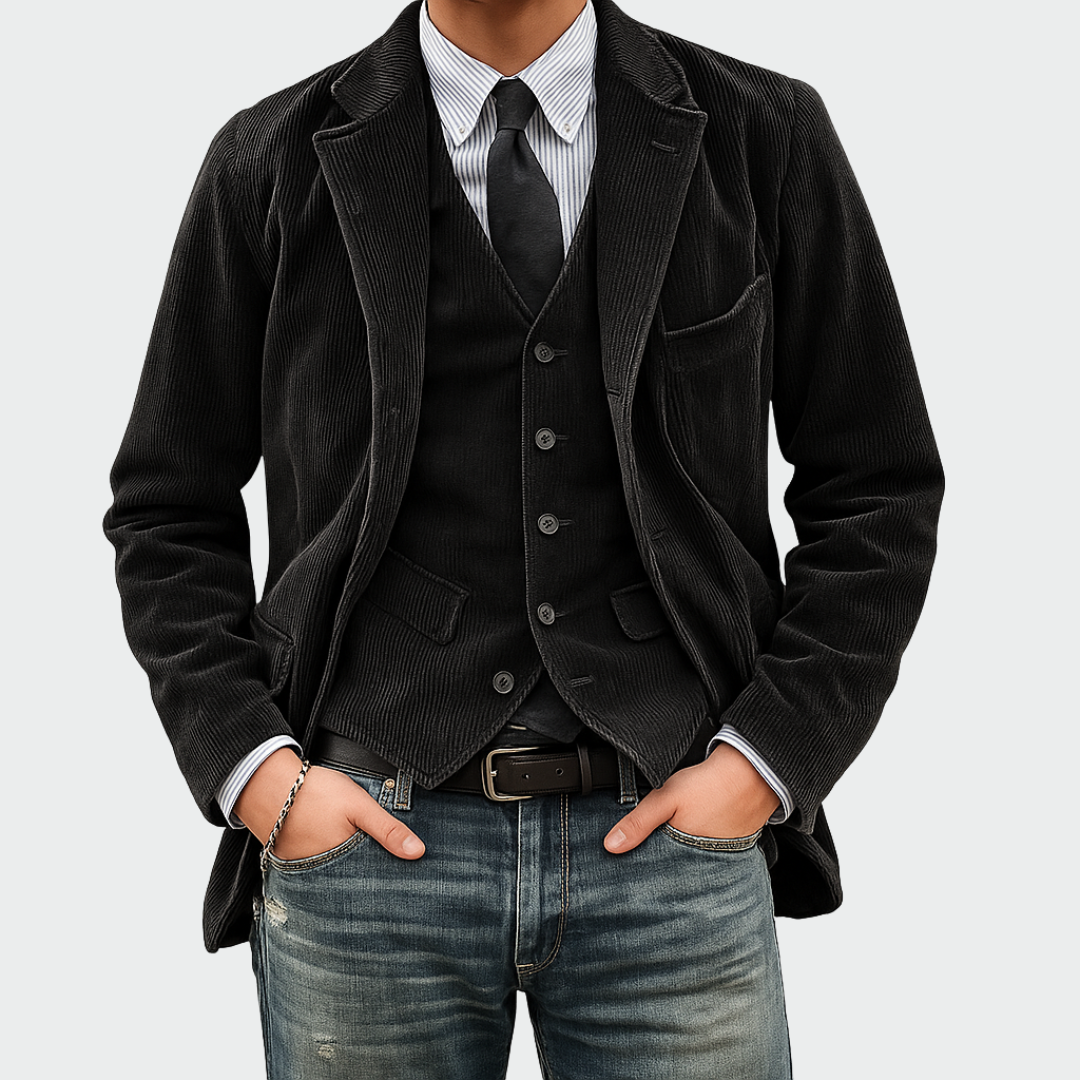 James – Eleganter Cord Sakko Herren