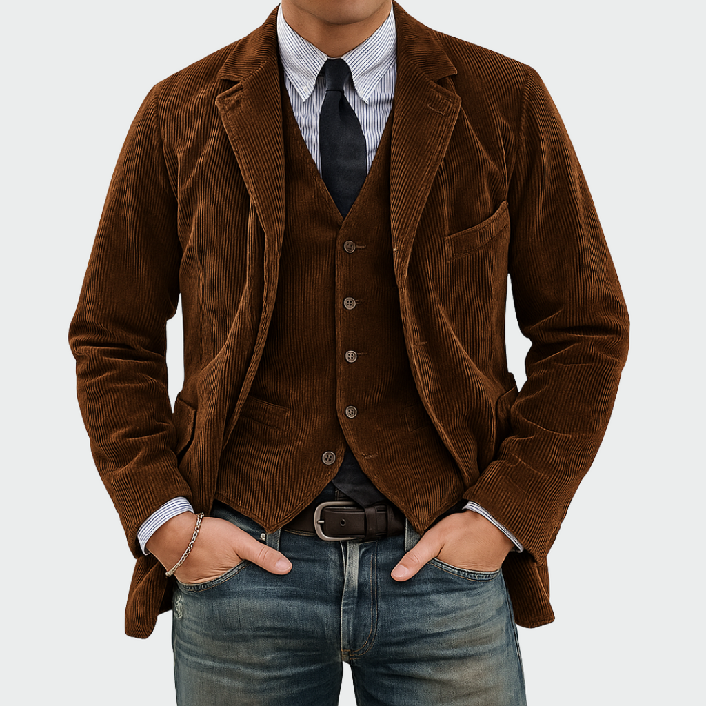 James – Eleganter Cord Sakko Herren