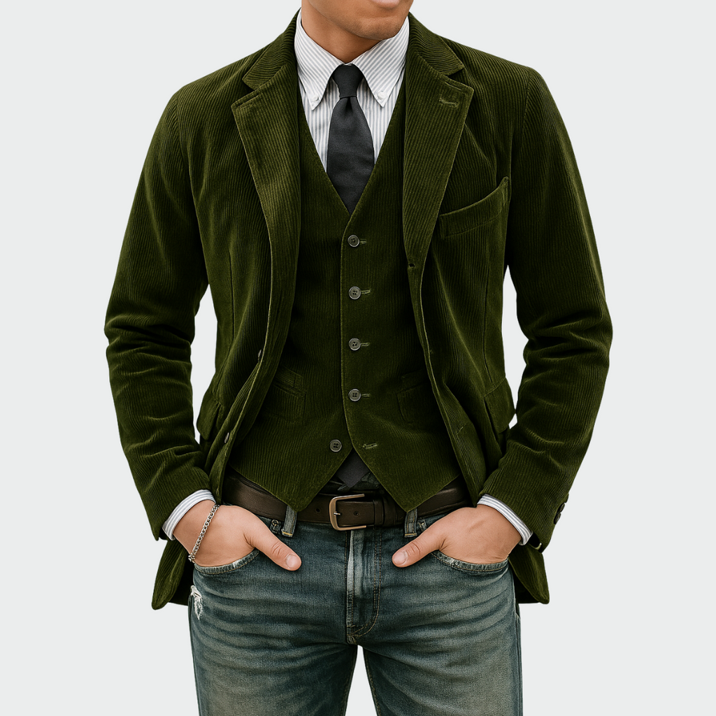 James – Eleganter Cord Sakko Herren