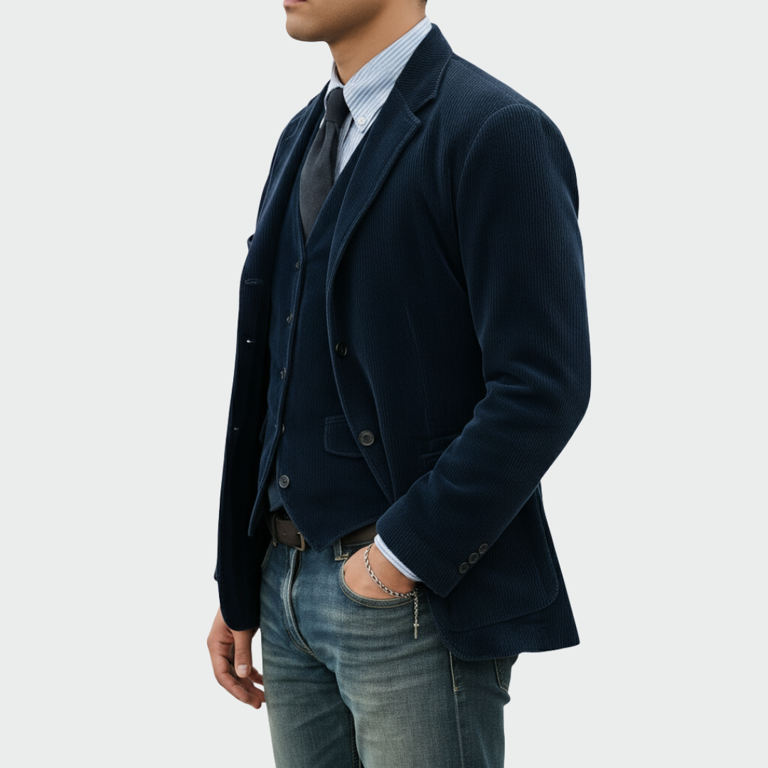 James – Eleganter Cord Sakko Herren