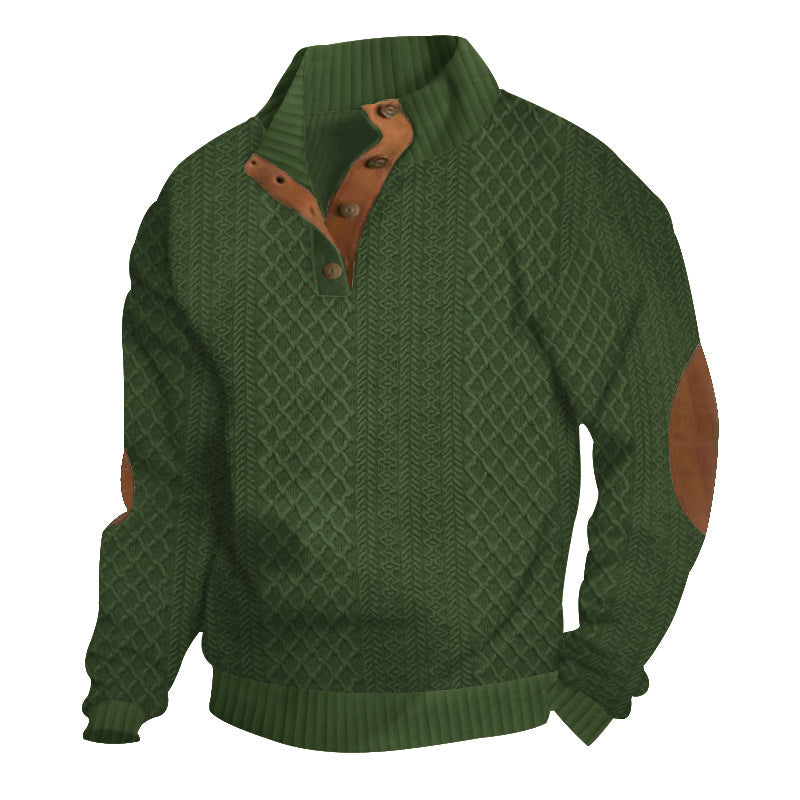 Ethan – Strukturierter Winterpullover für Herren