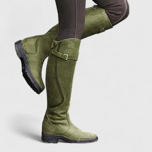 Agnieszka – Hochwertige Reit- und Outdoor Damenstiefel aus Lederoptik