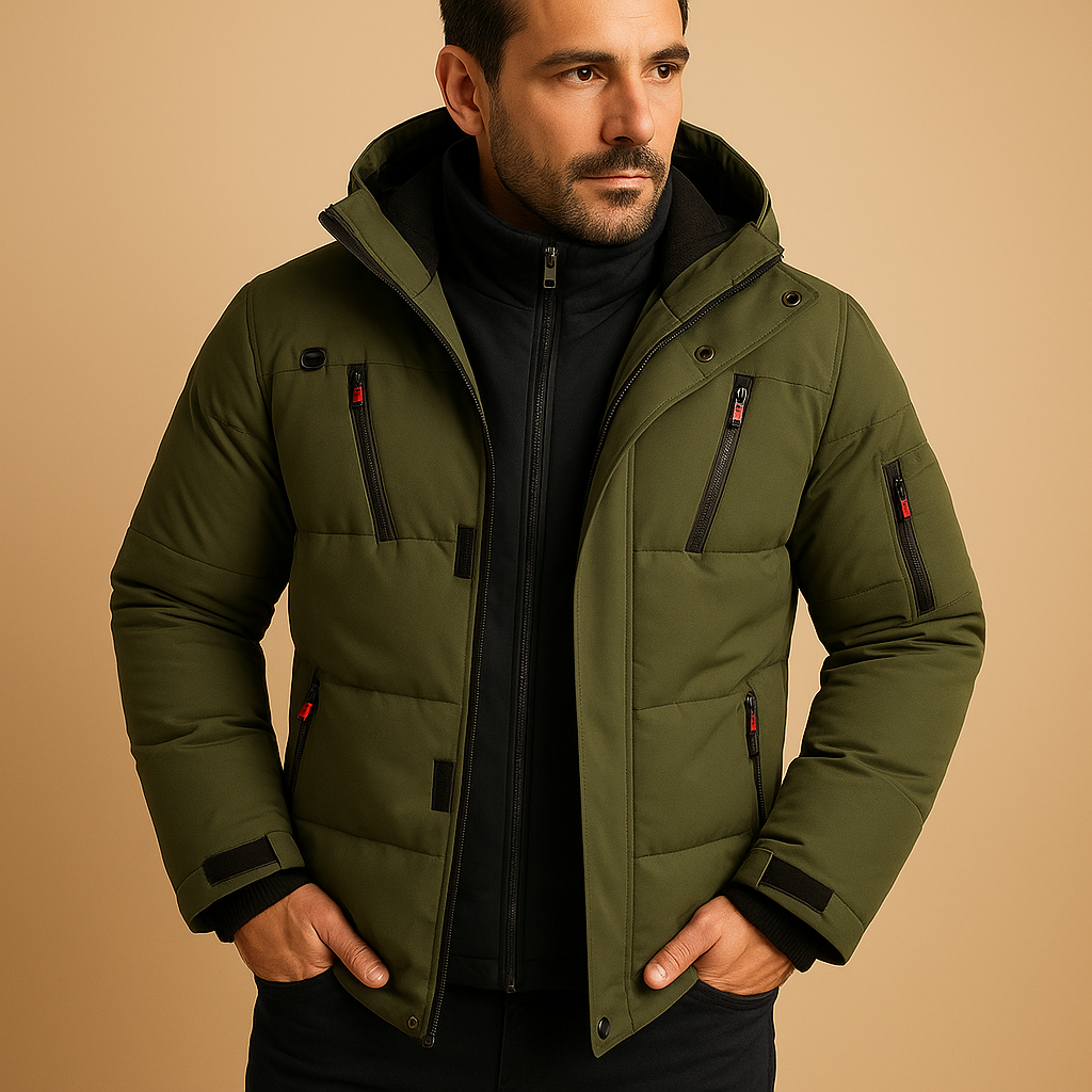 Liam – Funktionale Winter-Steppjacke für Herren