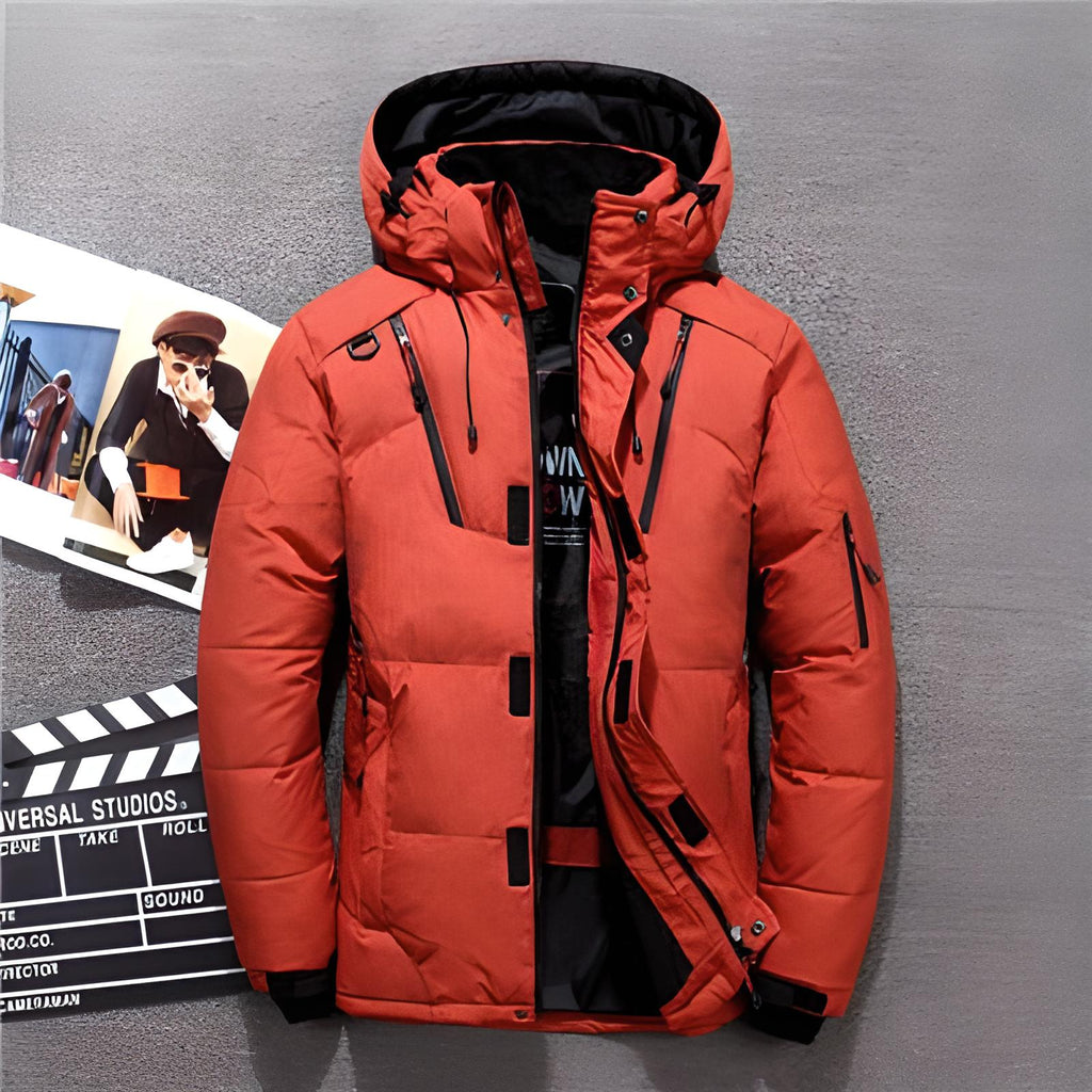 Liam – Gefütterte Herren Winterjacke mit Kapuze