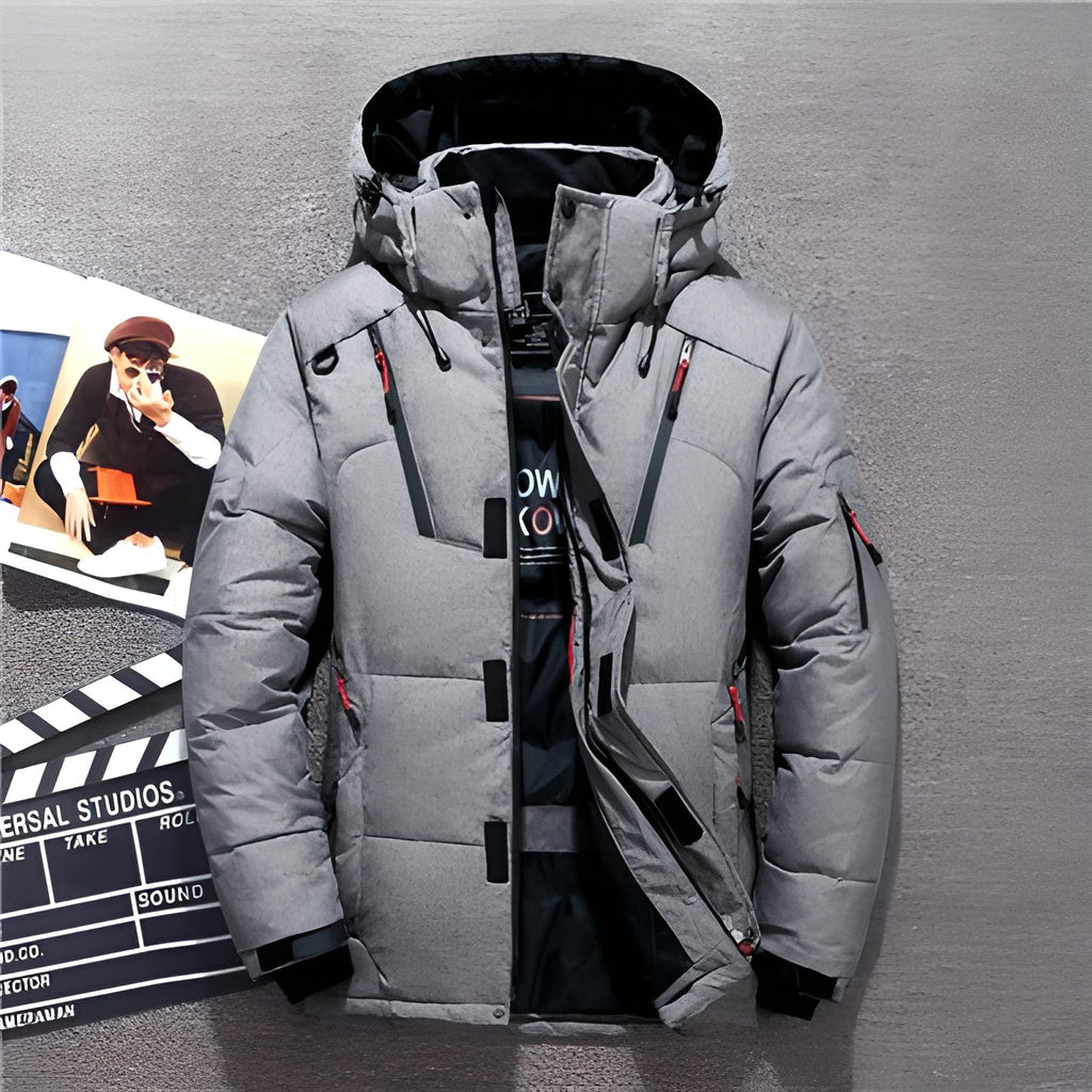 Liam – Gefütterte Herren Winterjacke mit Kapuze