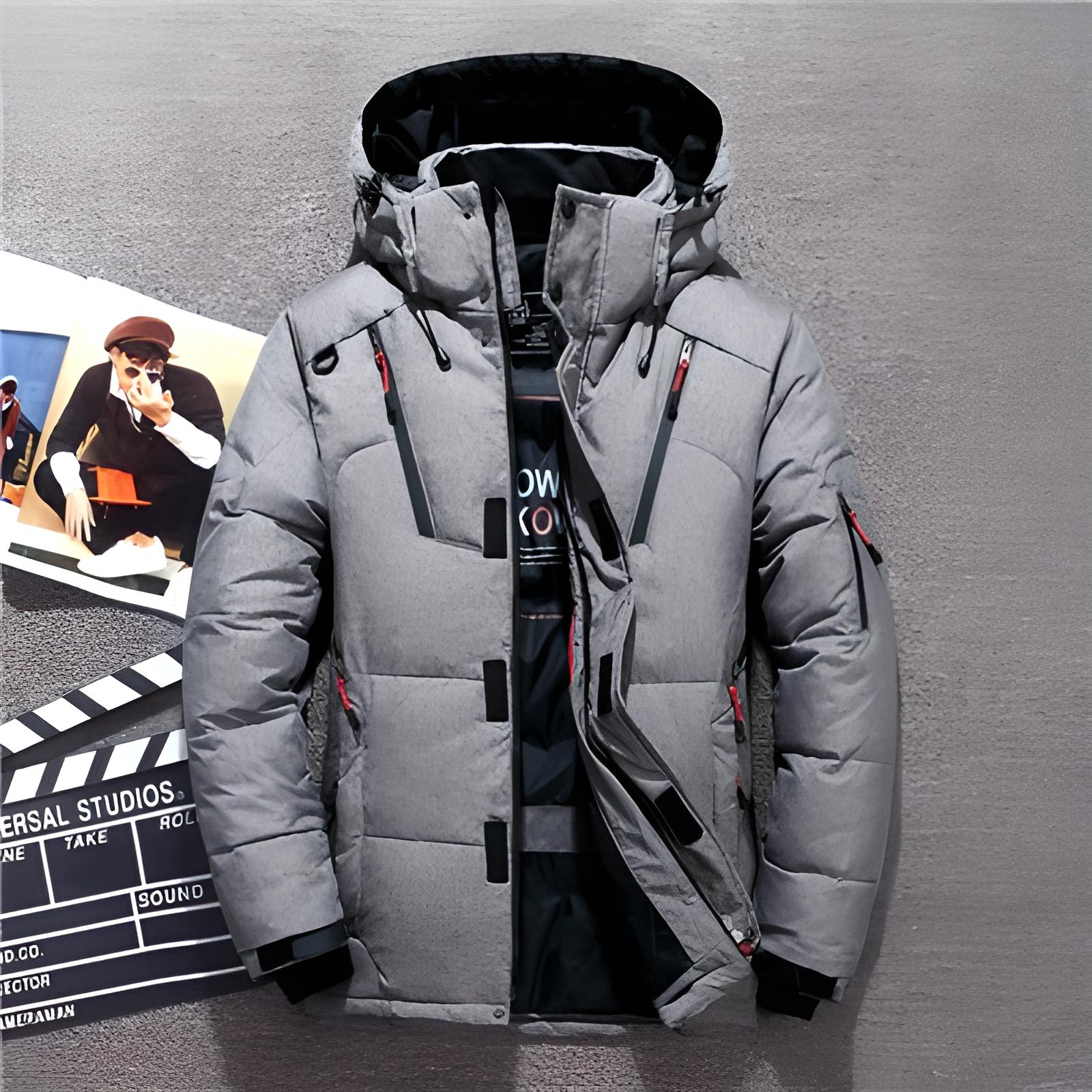 Liam – Gefütterte Herren Winterjacke mit Kapuze