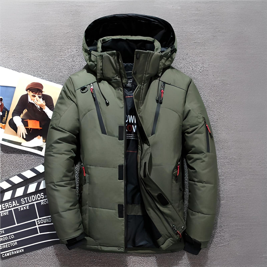 Liam – Gefütterte Herren Winterjacke mit Kapuze