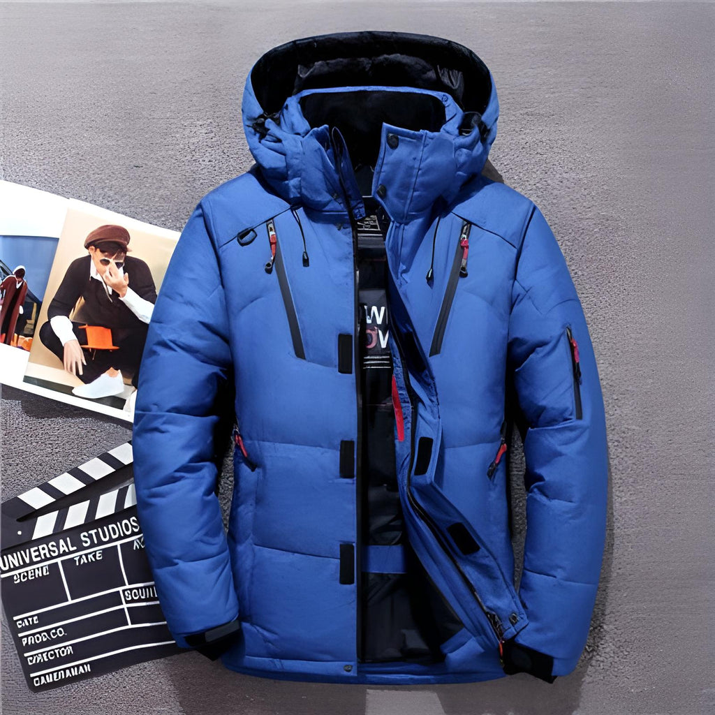 Liam – Gefütterte Herren Winterjacke mit Kapuze